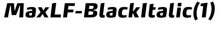 MaxLF-BlackItalic(1)