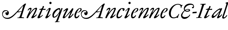 AntiqueAncienneCE-Italic