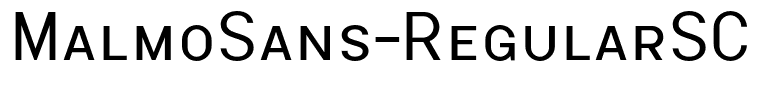 MalmoSans-RegularSC