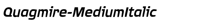 Quagmire-MediumItalic