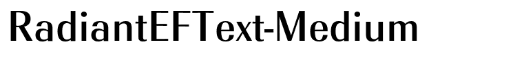 RadiantEFText-Medium