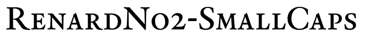 RenardNo2-SmallCaps