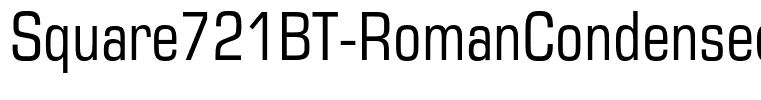 Square721BT-RomanCondensed