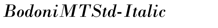 BodoniMTStd-Italic