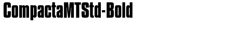 CompactaMTStd-Bold