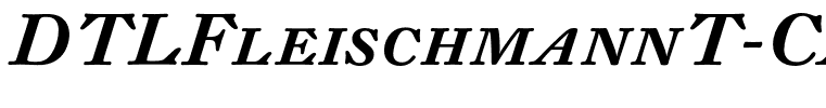 DTLFleischmannT-CapsMedItalic