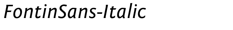 FontinSans-Italic