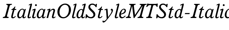 ItalianOldStyleMTStd-Italic