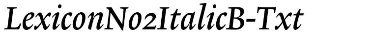 LexiconNo2ItalicB-Txt