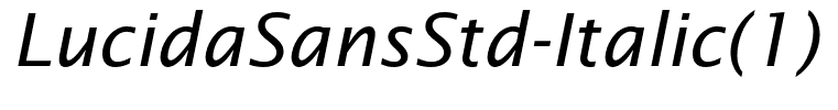 LucidaSansStd-Italic(1)