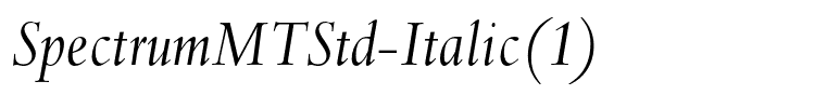 SpectrumMTStd-Italic(1)