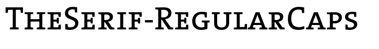 TheSerif-RegularCaps