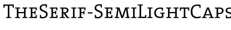 TheSerif-SemiLightCaps