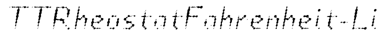 TTRheostatFahrenheit-LiteItalic