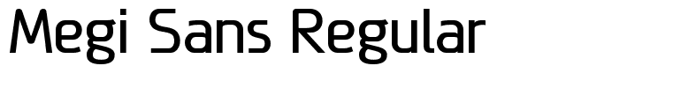 Megi Sans Regular