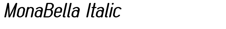 MonaBella Italic