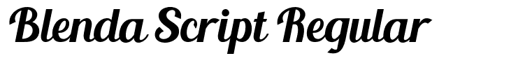 Blenda Script Regular