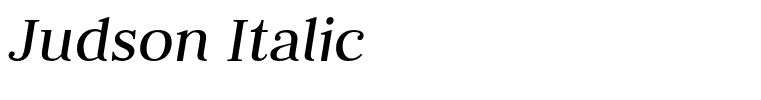 Judson Italic