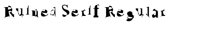 Ruined Serif Regular