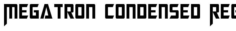 Megatron Condensed Regular