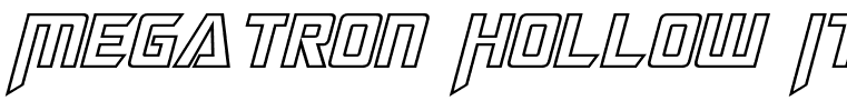 Megatron Hollow Italic