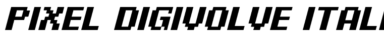 Pixel Digivolve Italic