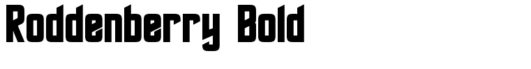 Roddenberry Bold