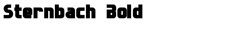 Sternbach Bold