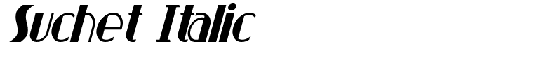 Suchet Italic