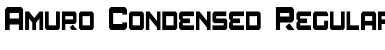 Amuro Condensed Regular