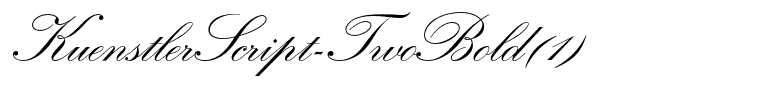 KuenstlerScript-TwoBold(1)