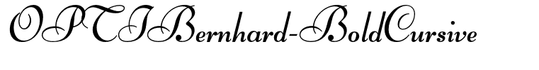 OPTIBernhard-BoldCursive