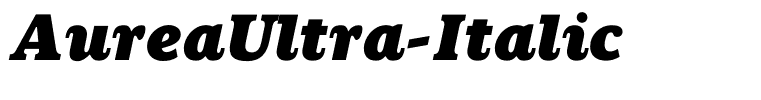 AureaUltra-Italic