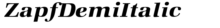 ZapfDemiItalic