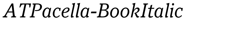 ATPacella-BookItalic