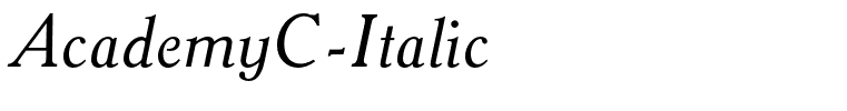 AcademyC-Italic