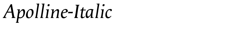 Apolline-Italic