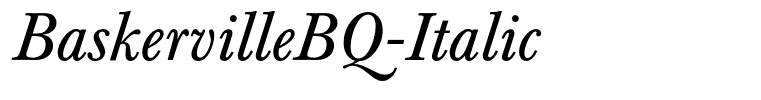 BaskervilleBQ-Italic