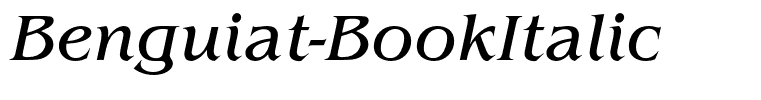 Benguiat-BookItalic