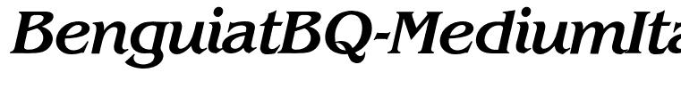 BenguiatBQ-MediumItalic