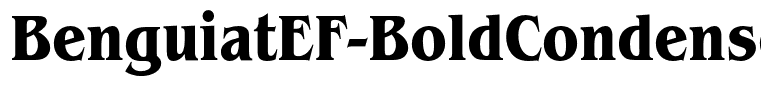 BenguiatEF-BoldCondensed