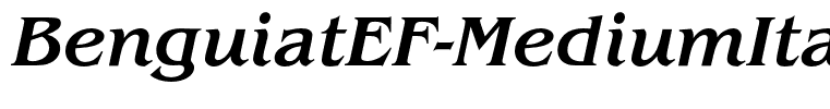 BenguiatEF-MediumItalic