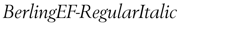 BerlingEF-RegularItalic