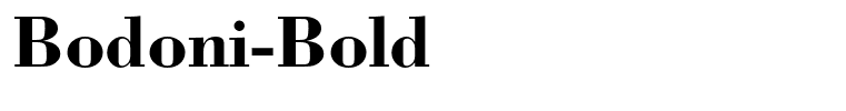 Bodoni-Bold