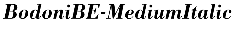 BodoniBE-MediumItalic