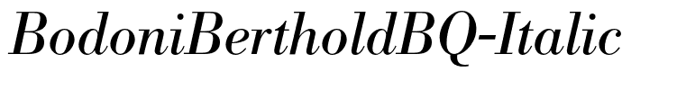 BodoniBertholdBQ-Italic