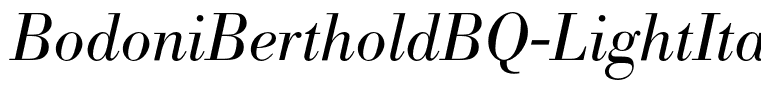 BodoniBertholdBQ-LightItalic