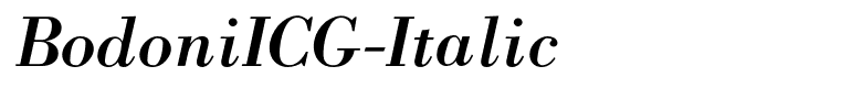 BodoniICG-Italic