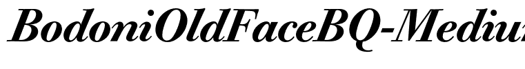 BodoniOldFaceBQ-MediumItalic