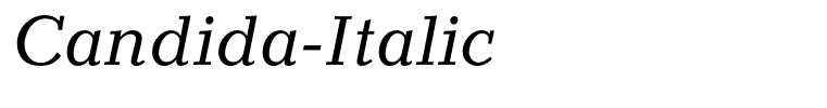 Candida-Italic